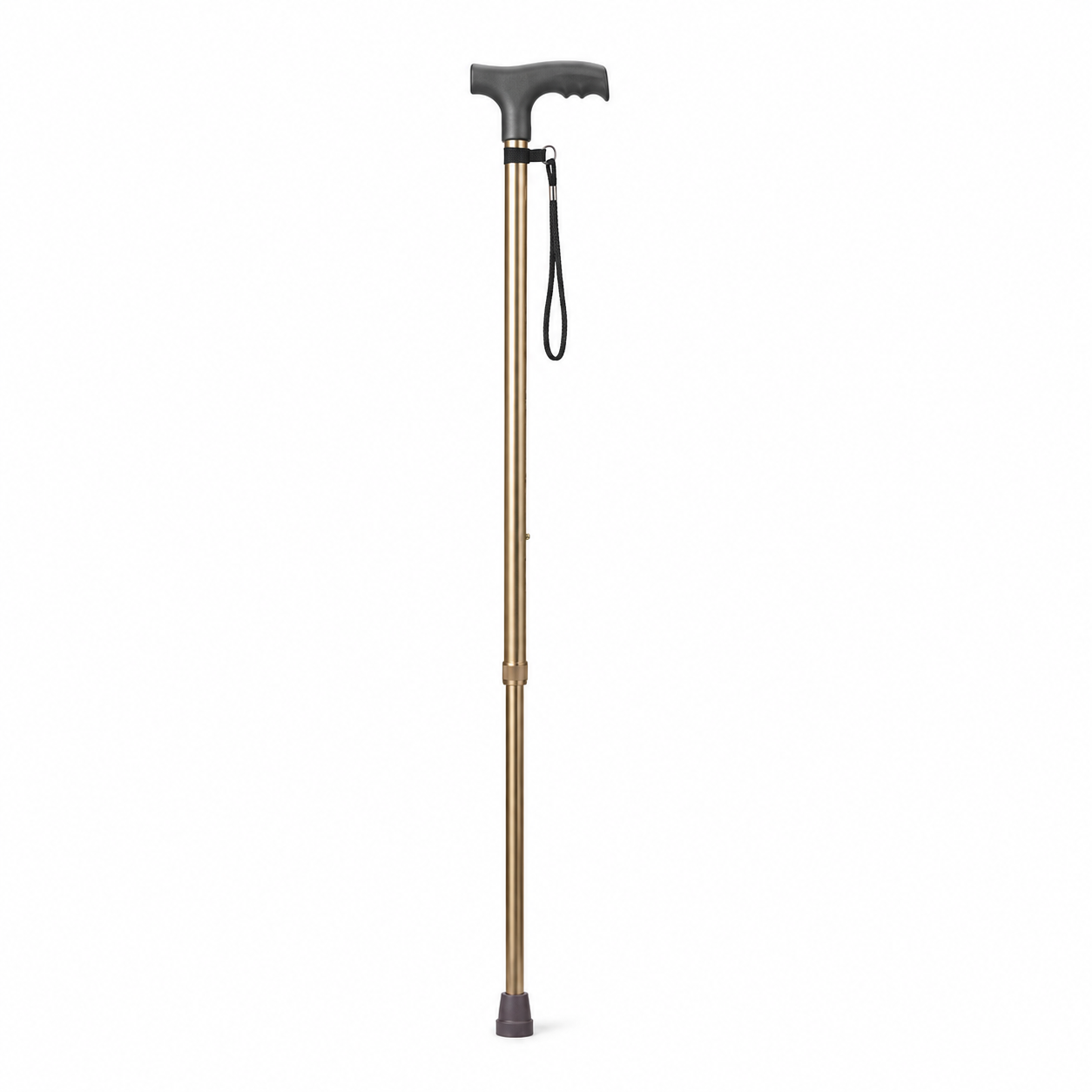 Bastón De Aluminio Dorado Con Mango Ergonómico FS9206L