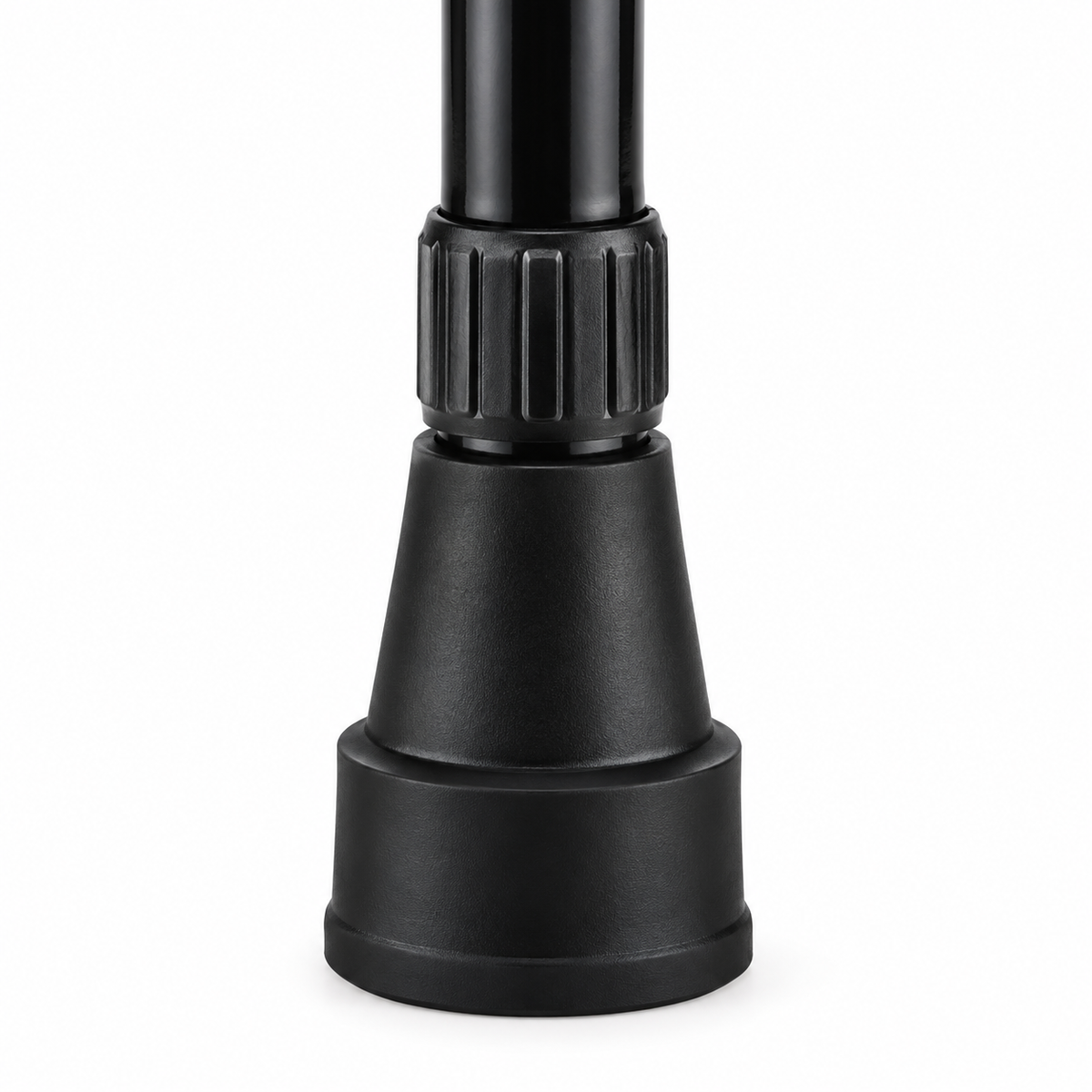 Bastón para caminar Konfort Plus de aluminio color negro, mango ergonómico, referencia KP4102-20.