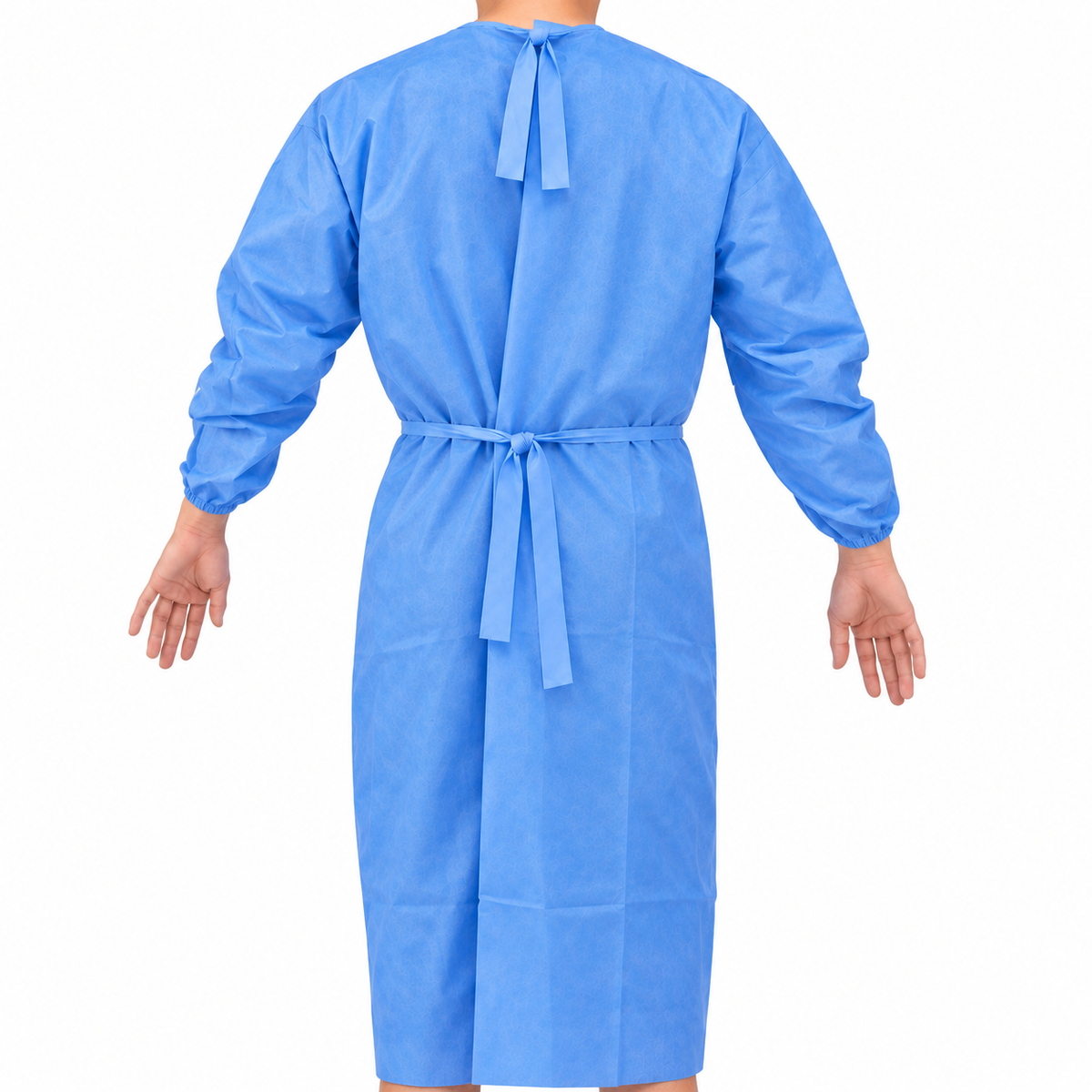 Bata desechable para cirujano Allmed de manga larga, 35 g, talla T-L, paquete de 5 unidades para uso médico.