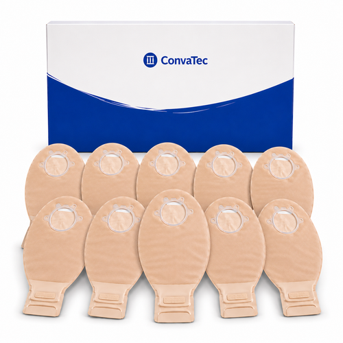 Bolsa de Colostomía 45 mm SURFIT Natura Convatec Caja x10 Unidades, bolsa para ostomía diseñada para brindar ajuste seguro, comodidad y confianza durante el uso diario.