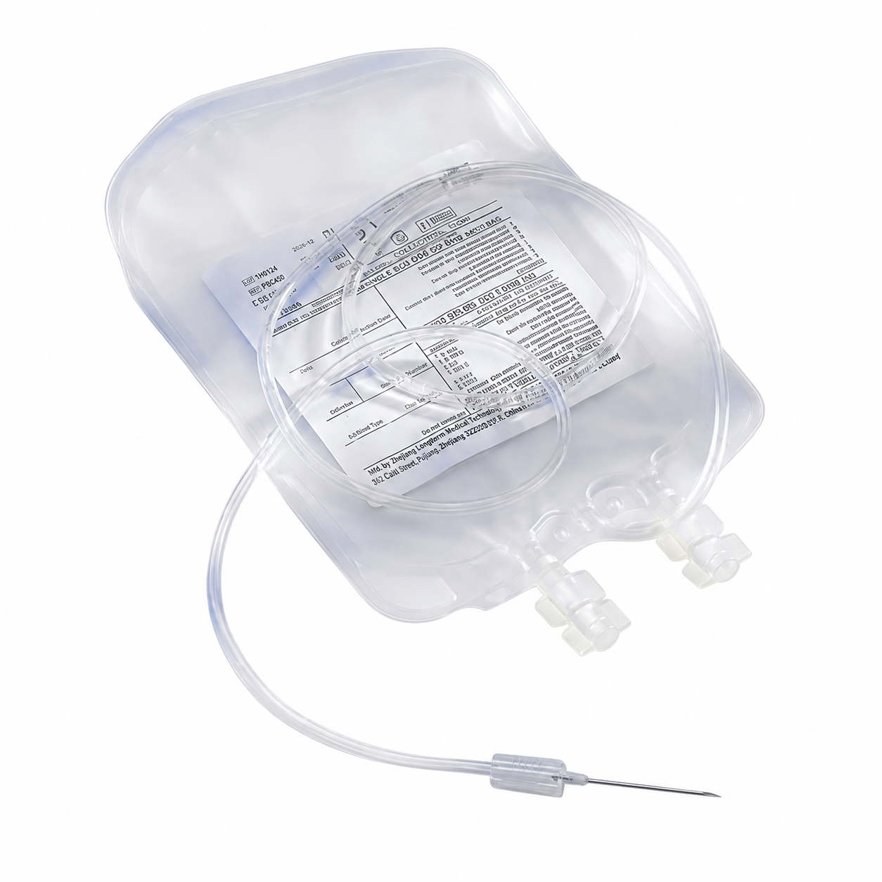 Bolsa Doble CPDA-1 450ml Con Aguja Retráctil x8 Und.
