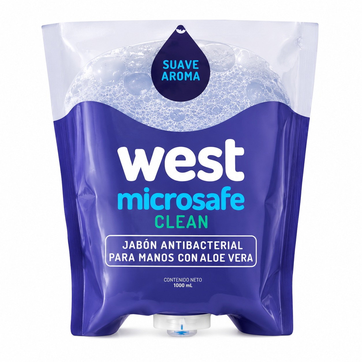 MicroSafe Clean Bolsa 1000 ml - Protección Antibacteriana
