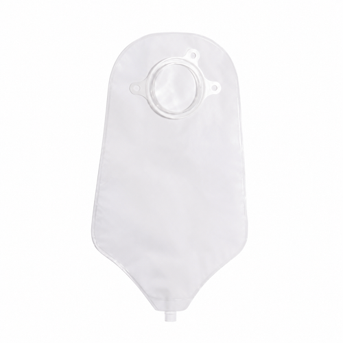 Bolsa de urostomía Convatec Sur-Fit Natura transparente de 45 mm con sistema de drenaje y acople seguro para cuidado ostomal