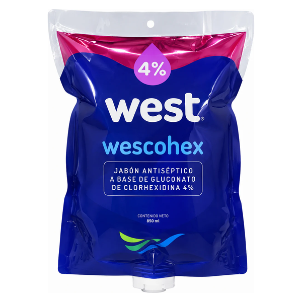 Bolsa Dispensadora Jabon Antibacterial WESCOHEX 850 ml