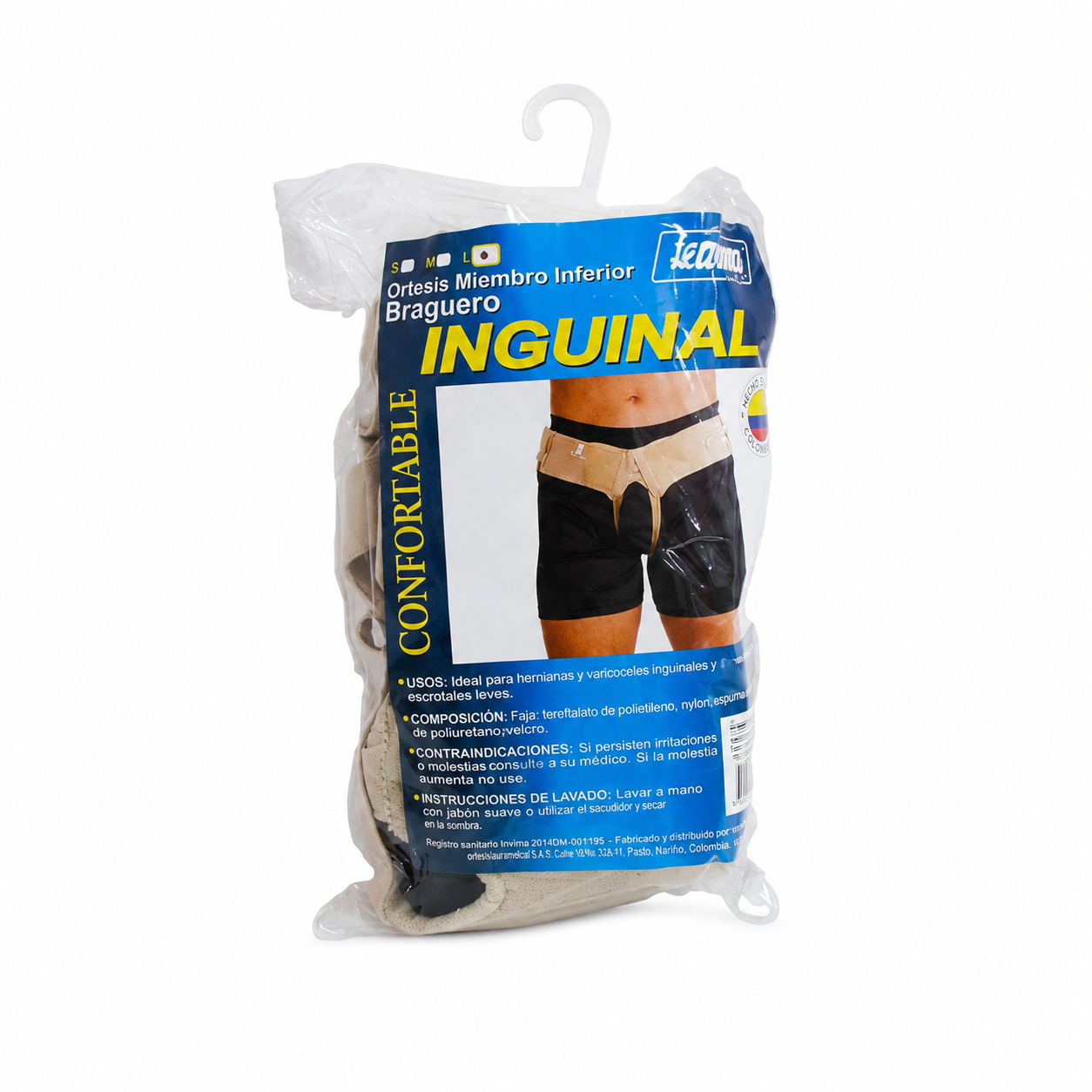Braguero Inguinal Habano Talla L Kromia Ref. 830500425043