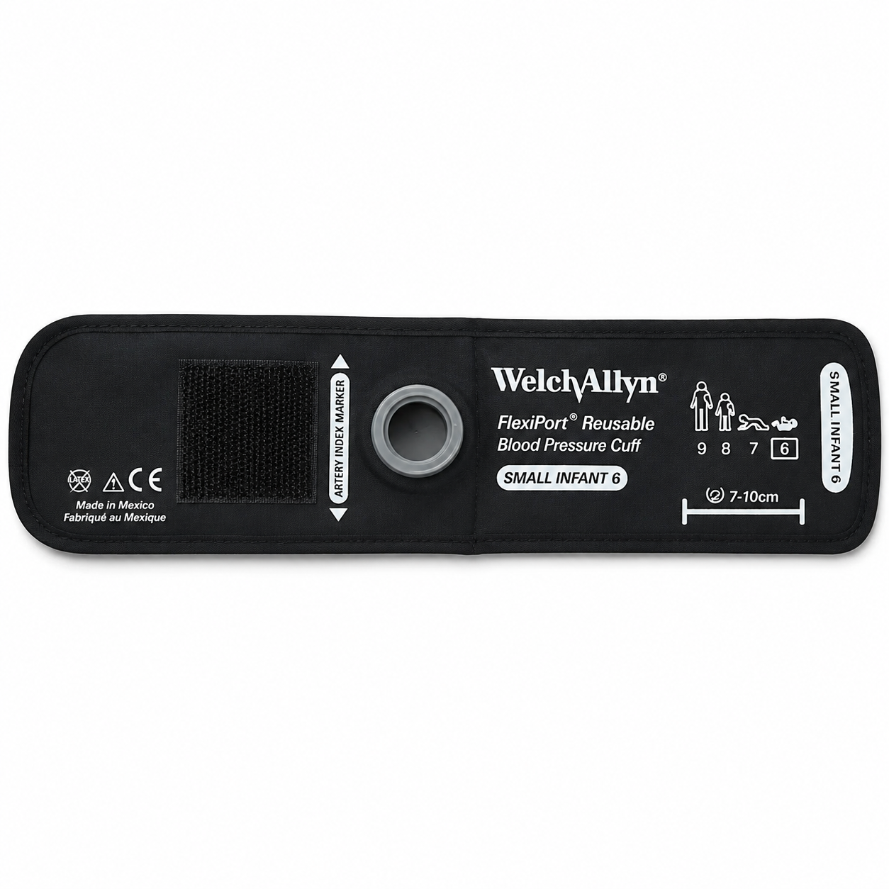 Brazolet Reusable 1 Vía No. 6 Infante FlexiPort Welch Allyn