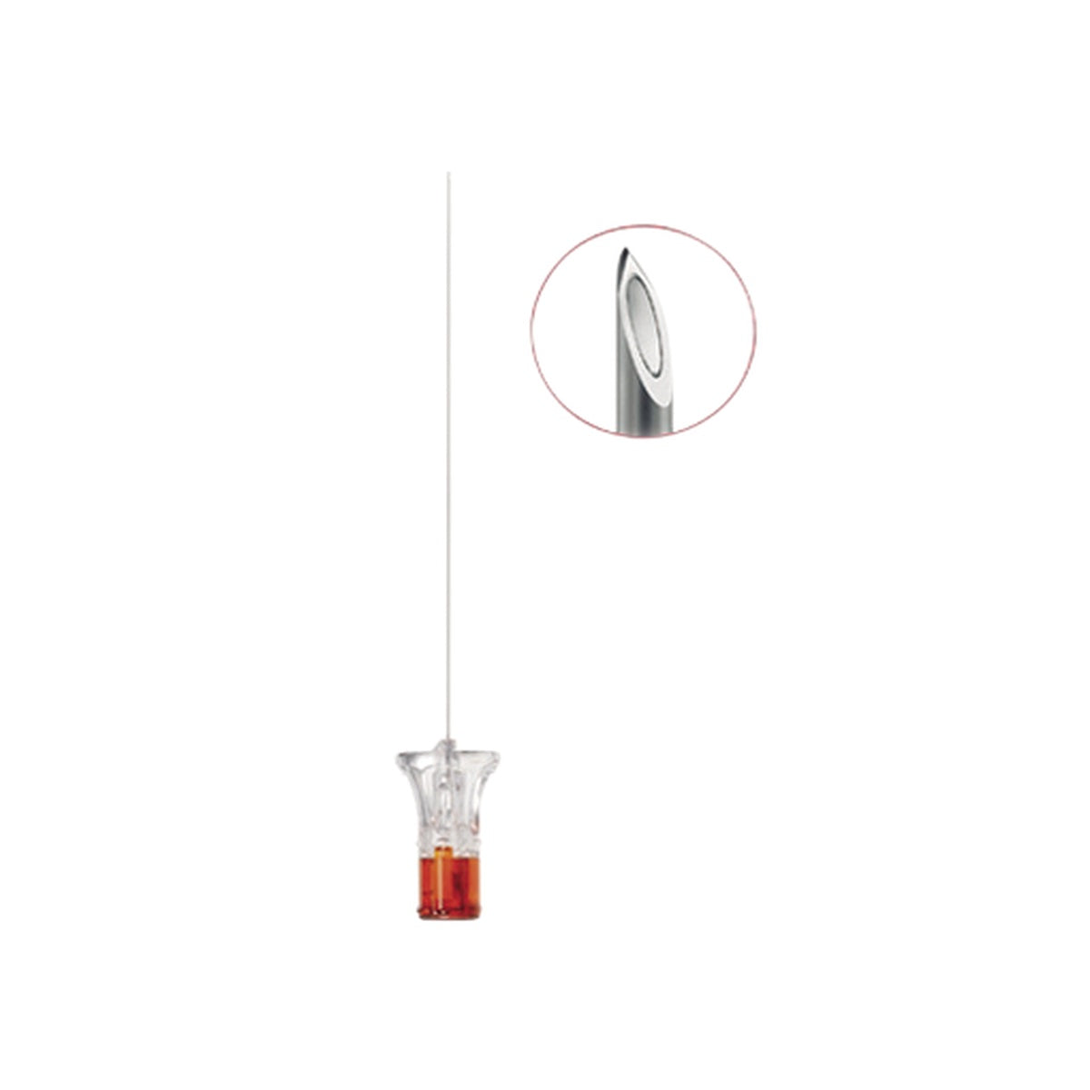 Aguja para anestesia raquídea SPINOCAN G-25 x 3 1/2" de B. Braun, fabricada en acero inoxidable, con conexión Luer Slip y empaque individual.