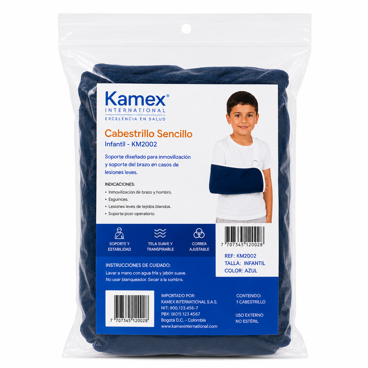 Cabestrillo Sencillo Infantil KM2002 - Soporte Seguro