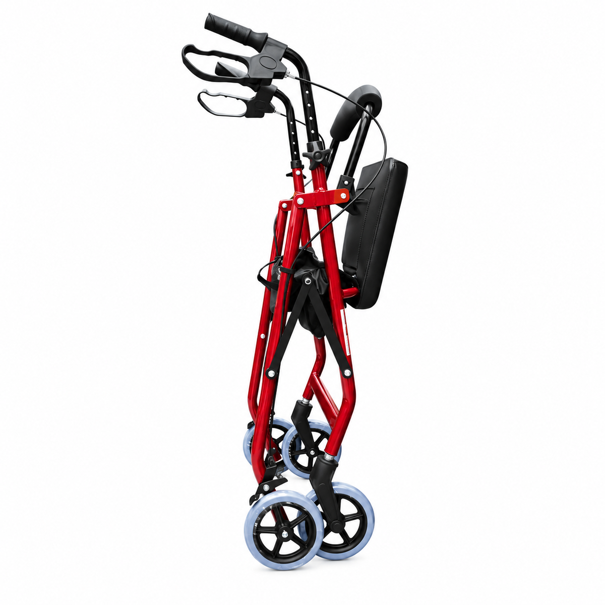 Caminador ajustable Konfort Plus color rojo, referencia KP271-AL-2, para brindar apoyo y estabilidad durante la marcha.