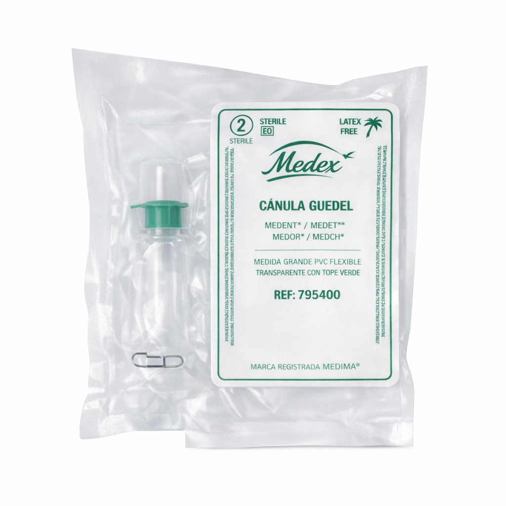 Cánula De Guedel #4 (80 Mm) - Meditec, Uso En Emergencias