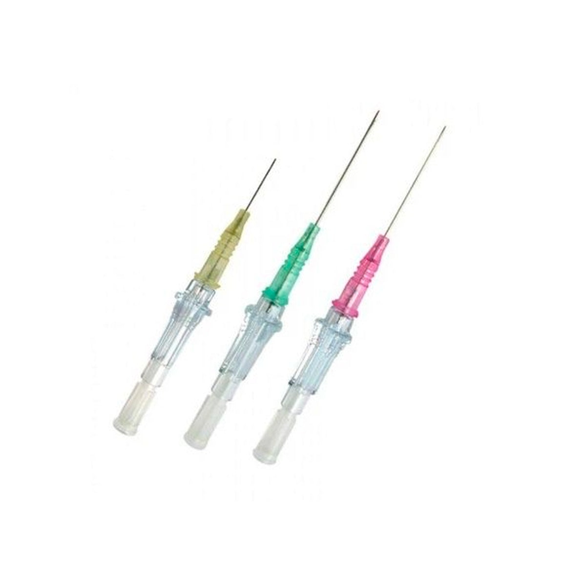 Catéter intravenoso BD Insyte™ Autoguard™ #22 x 1", fabricado en Vialón™, con bisel Precision Glide y cámara de reflujo transparente.