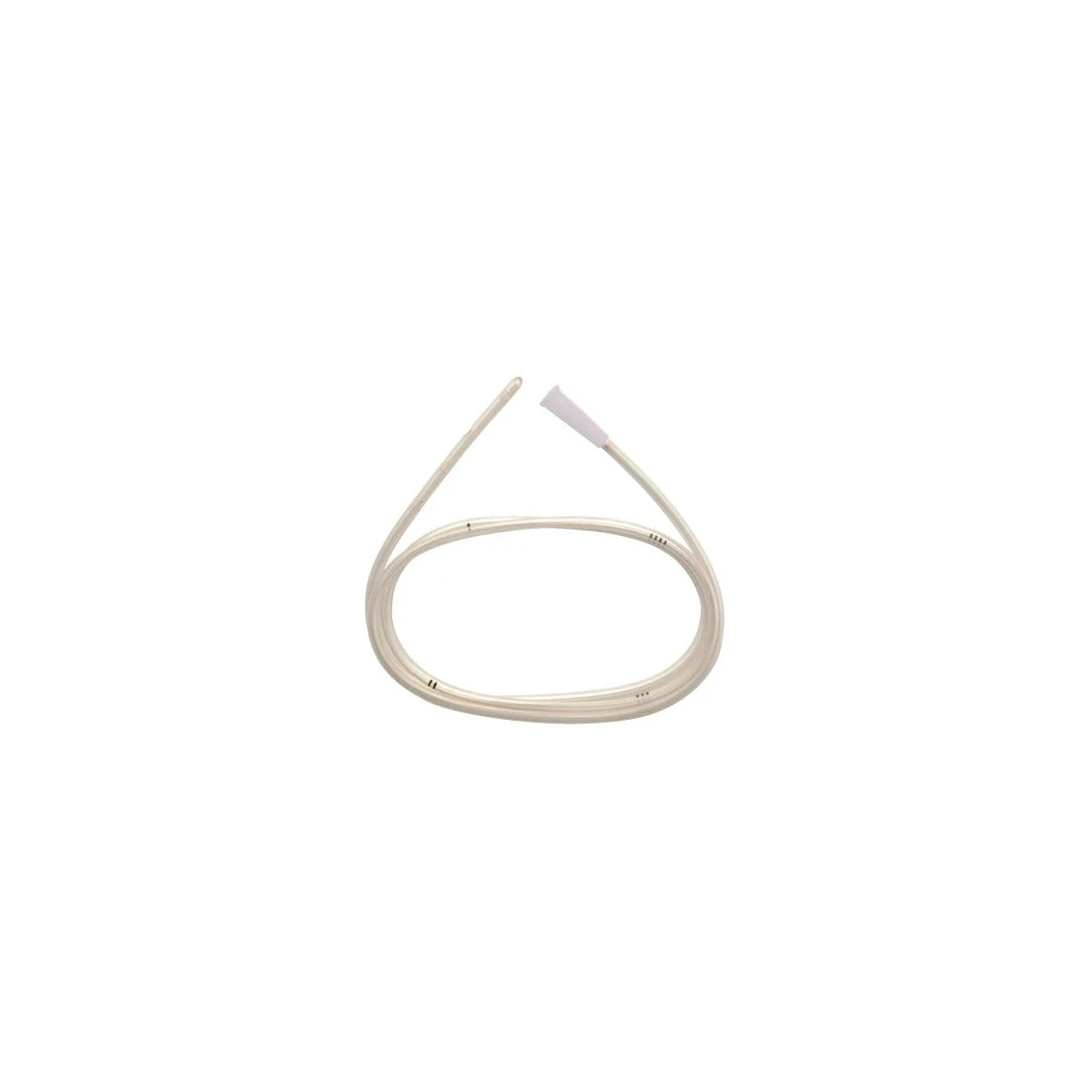 Catéter Sonda Levin #10 de Meditec, nasogástrica, 50 cm, color transparente, material flexible, con marcado de medidas.