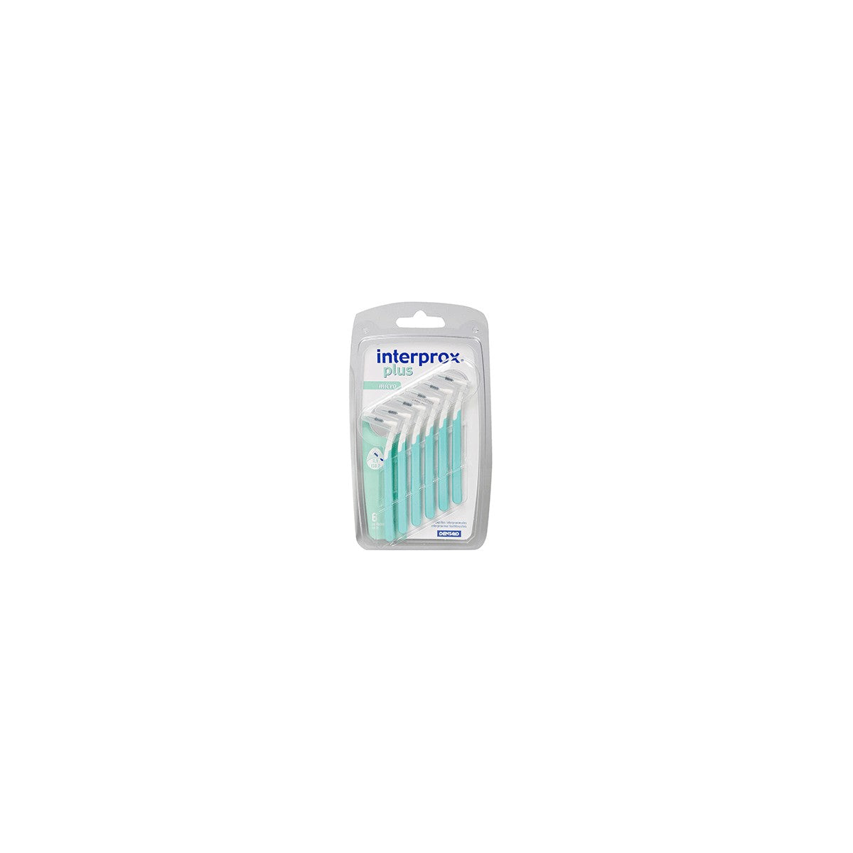 Cepillo interdental INTERPROX PLUS, tamaño ISO 3, con mango de polietileno y filamentos de poliamida Tynex®, color azul.