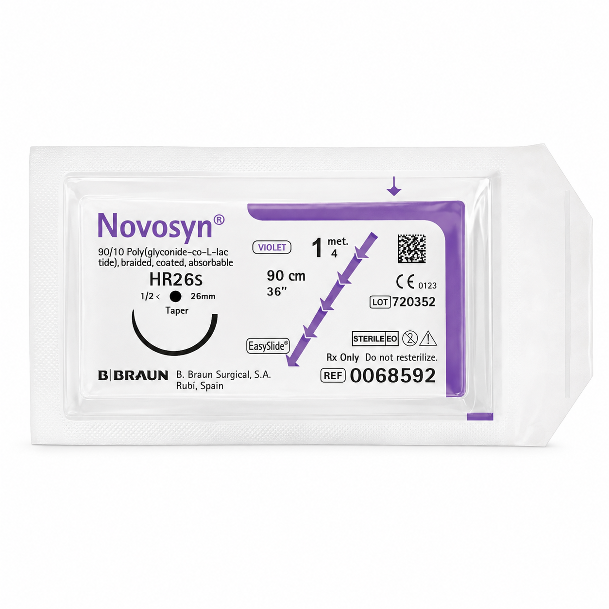NOVOSYN VIOLETA 1 HR26S - Cinta de 90cm para Braun