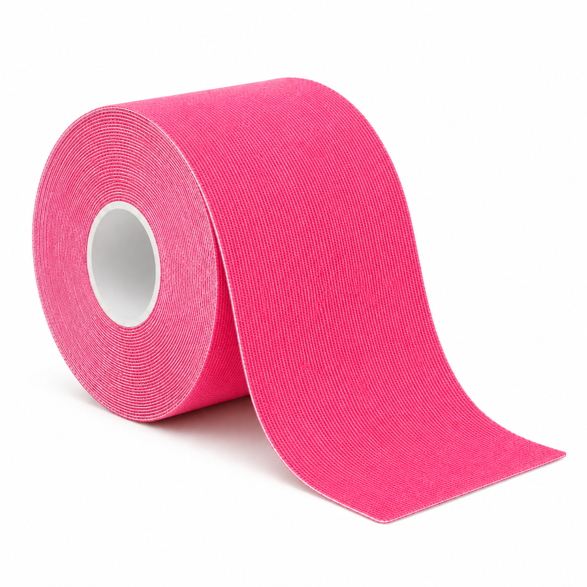 Cinta kinesiológica Kromia color rosa de 5 metros, referencia 736086676999, diseñada para brindar soporte durante actividad física y rehabilitación.