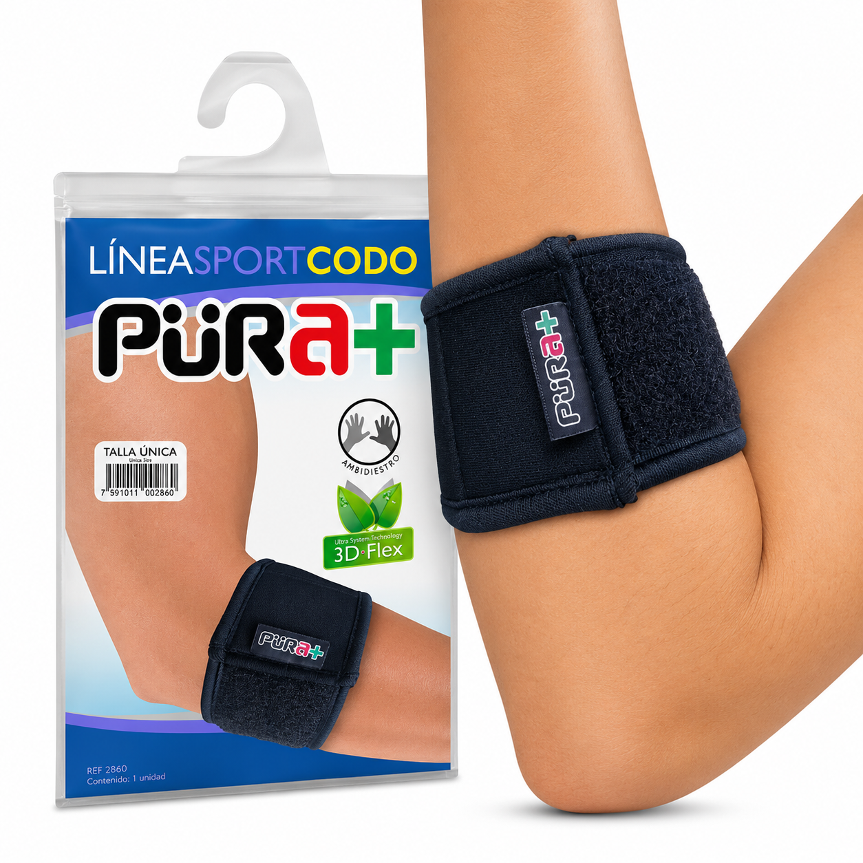 Codo Tenista Pura+ Avimex Ref. 2860 - Soporte Elástico