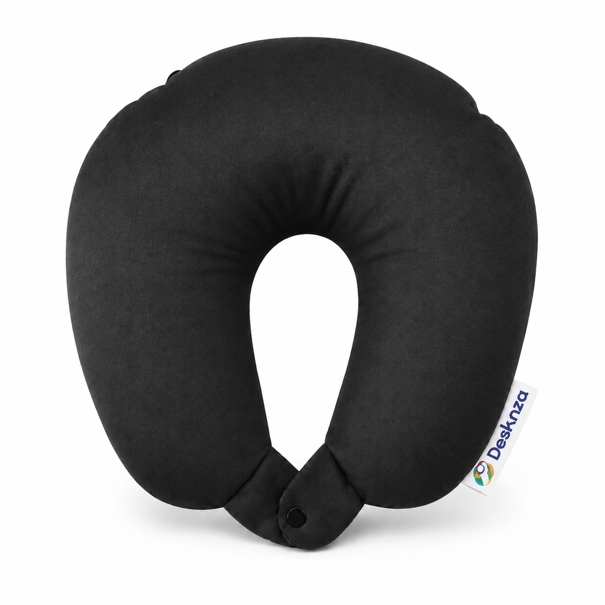 Cojín cervical Esencial DeskAnza de 30 x 28 cm en color variado, diseñado para brindar soporte y comodidad en la zona cervical.