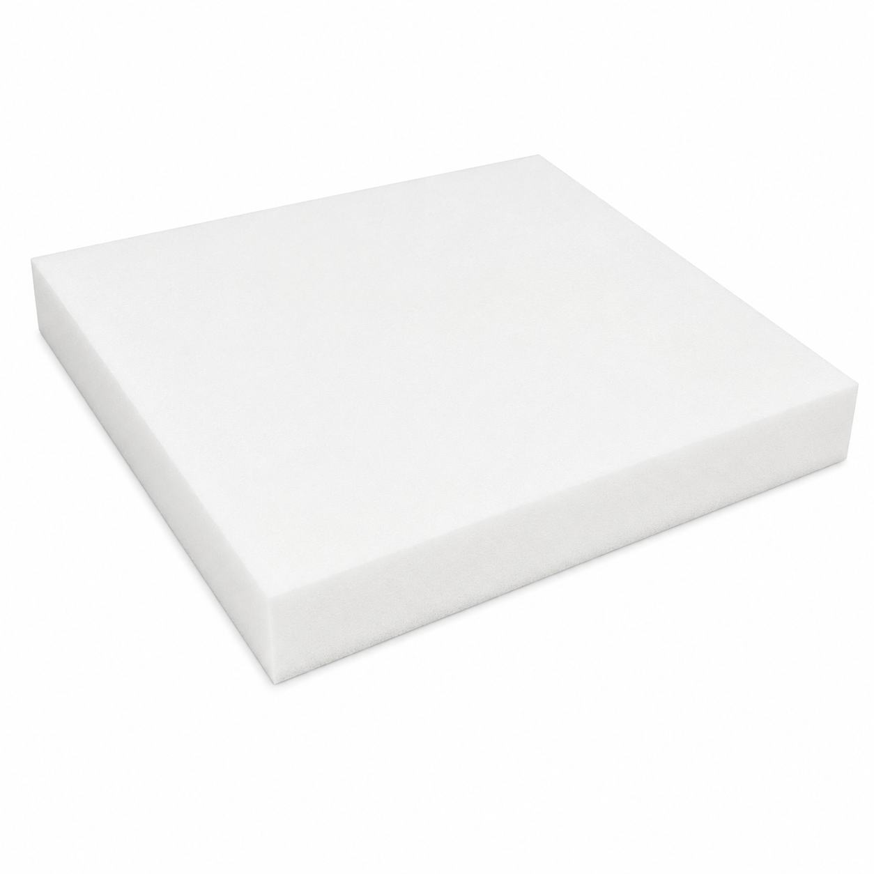 Cojín cuadrado Relax Time de espuma flexible 43 x 43 x 6 cm, diseñado para brindar soporte y comodidad al sentarse.