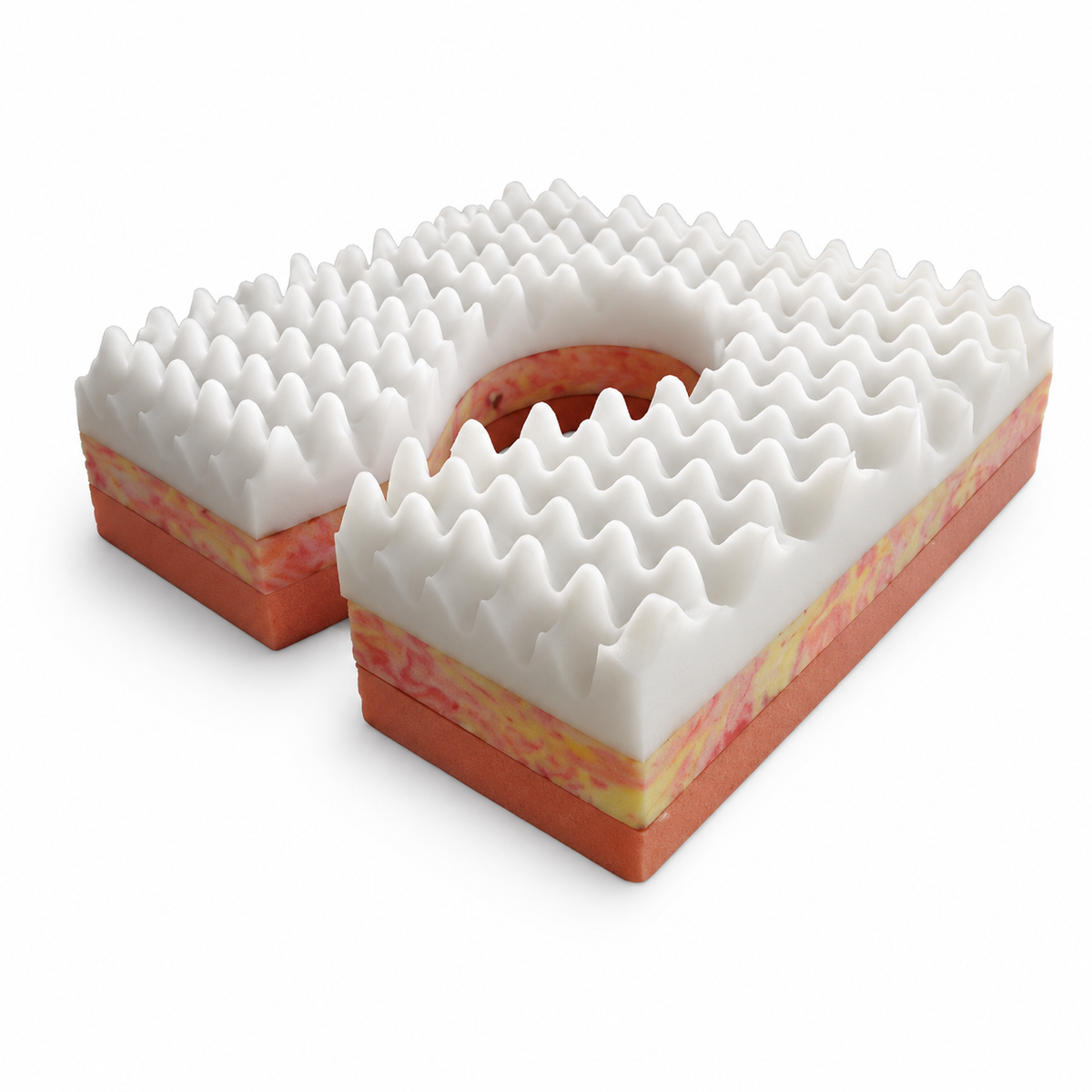 Cojín en forma de herradura Relax Time con diseño ergonómico, creado para brindar soporte y mayor comodidad al sentarse.