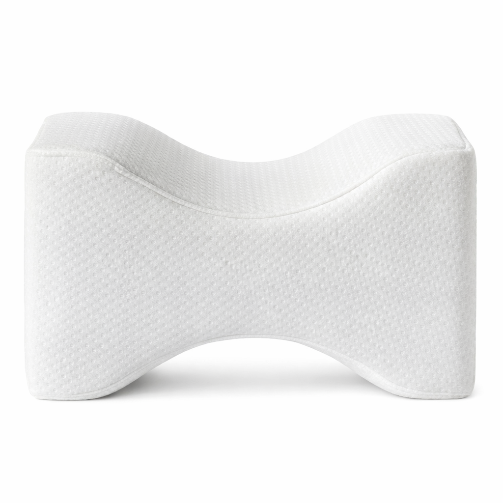 Cojín Rodillas Espuma Flexible Relax Time 25x20cm ideal para alineación de piernas al dormir