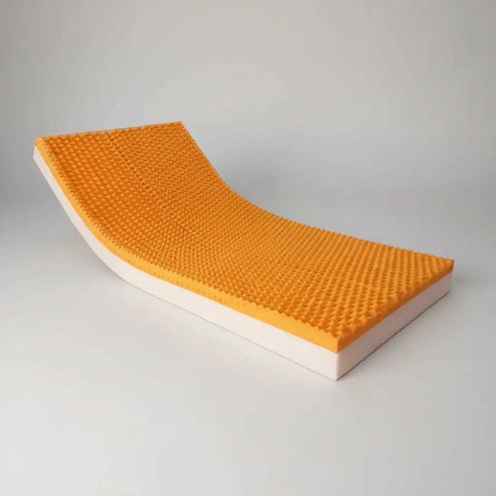 Colchón Anatómico Espuma Troquelada Naranja 90x190 Relax Time