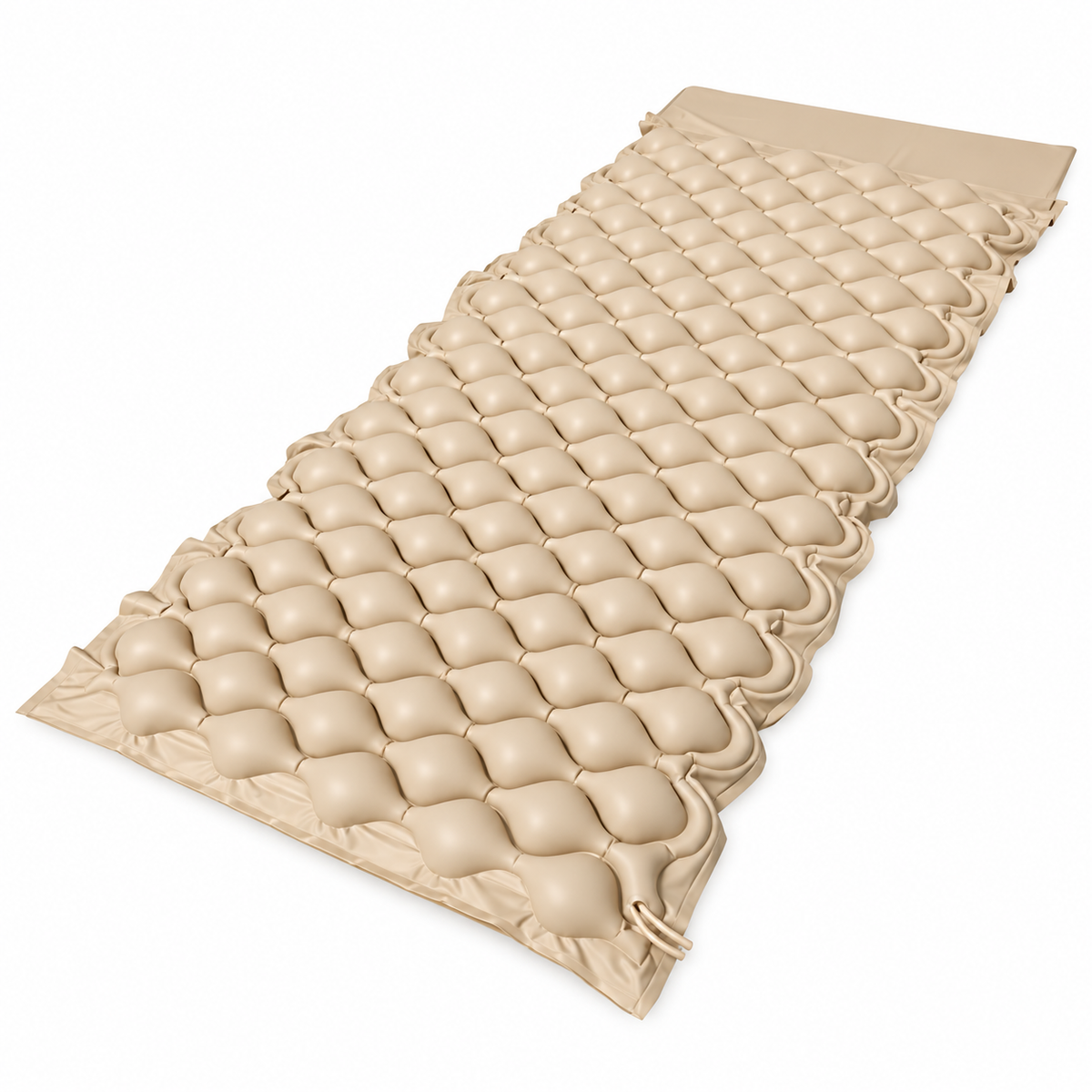 Colchón Konfort Plus Semp I de 200 x 90 cm color beige, diseñado para apoyar el cuidado y confort de personas con movilidad reducida.