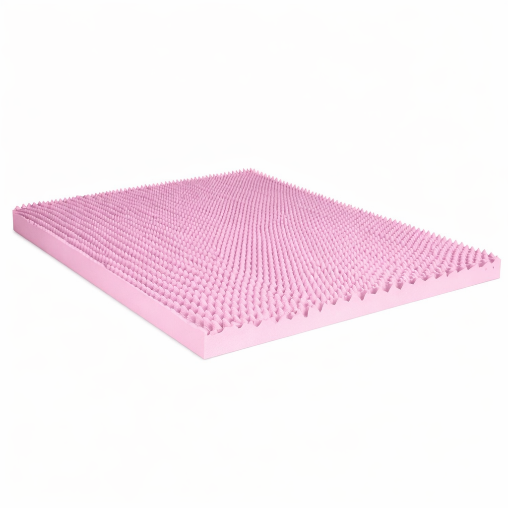 Colchoneta ortopédica de espuma troquelada Super Plus 7 cm Relax Time, ideal para soporte, ventilación y comodidad del paciente