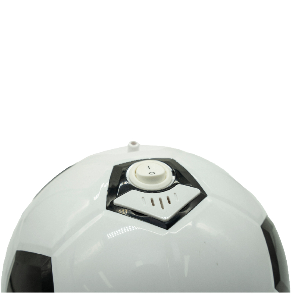 Compresor Nebulizador Nube 1000 Balón Fútbol GMRN-235 con diseño infantil y accesorios para nebulización.