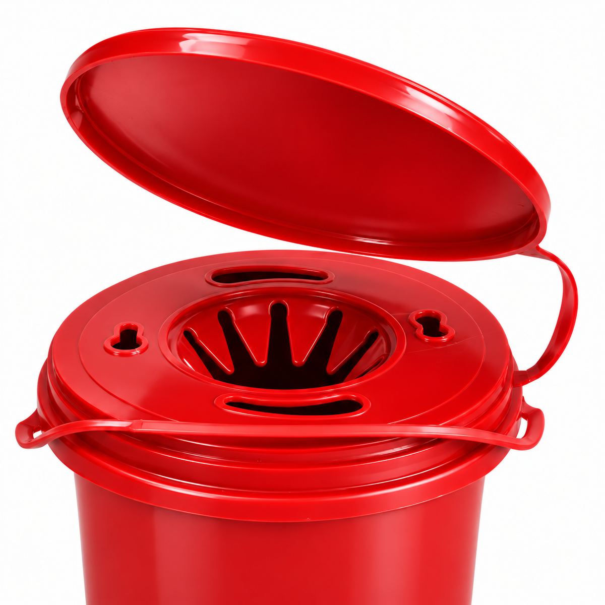 Contenedor recolector de residuos Allmed de 3 litros para el hogar, ideal para la disposición organizada de residuos domésticos.