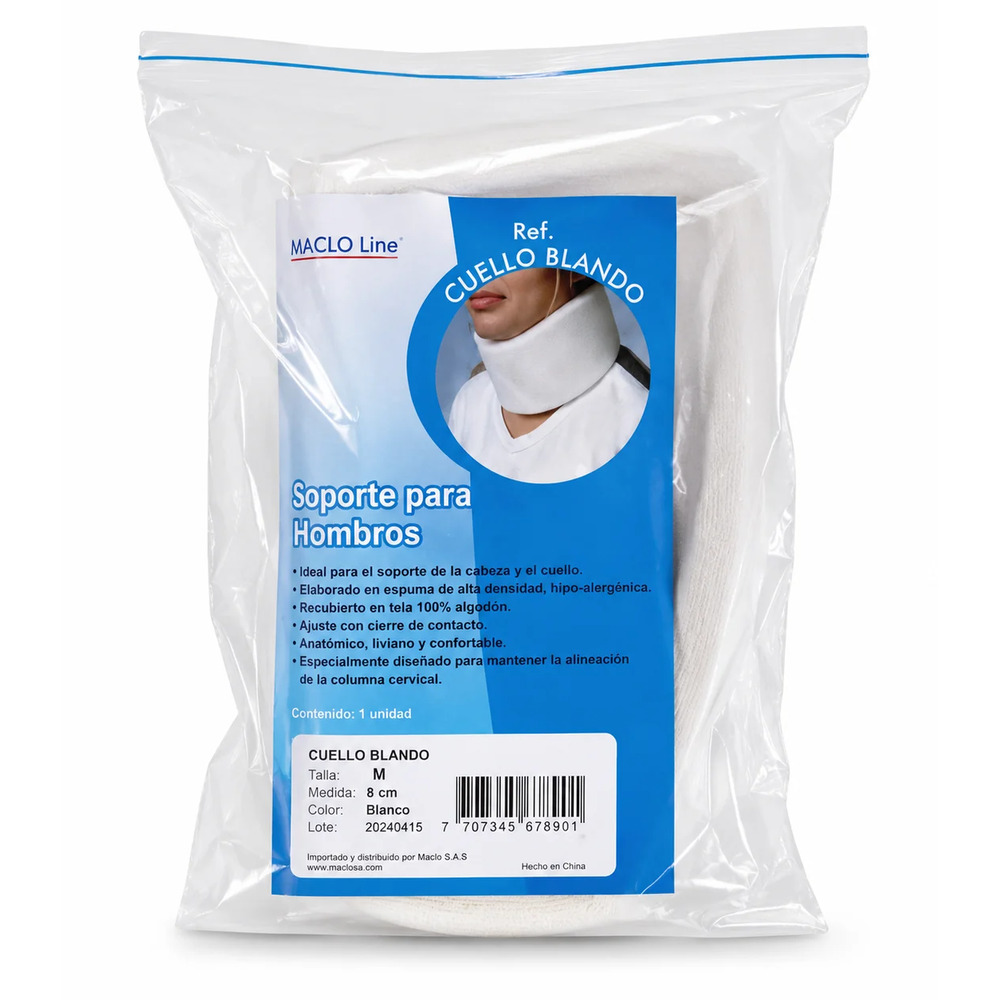 Cuello Blando Maclo M - Soporte Ergonomico Ajustable