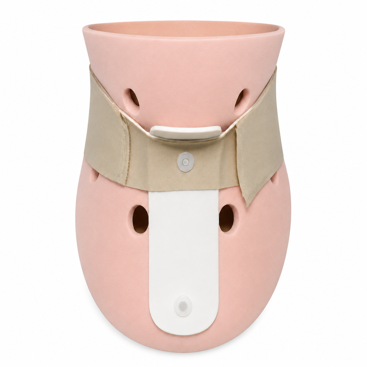Cuello cervical Philadelphia Maclo sin orificio talla M, diseñado para brindar soporte e inmovilización de la zona cervical.