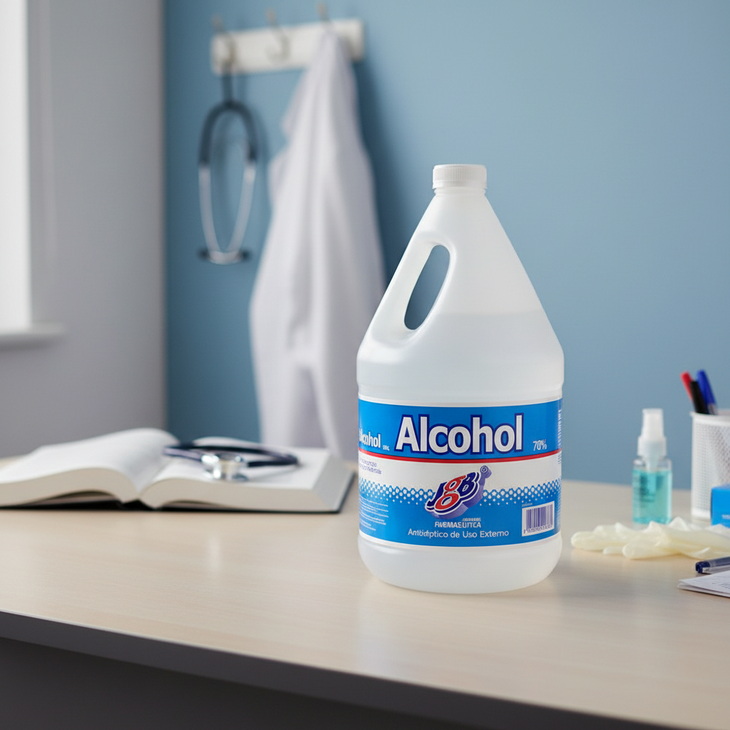 Alcohol 70% JGB Galón 3800 ml Desinfectante Antibacterial