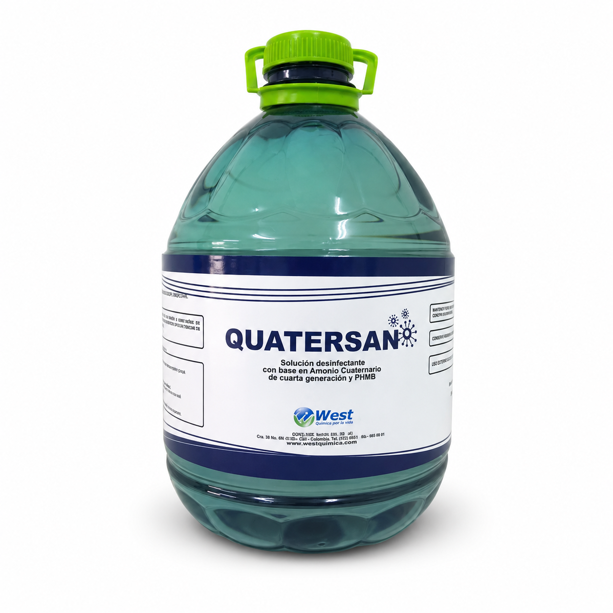 Quatersan Galón - Desinfectante Amonio Cuaternario 5L