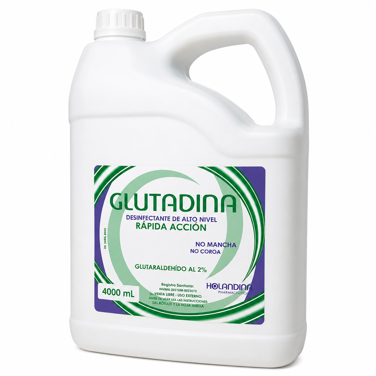 Desinfectante Holandina Glutaraldehído 2% 4000ml