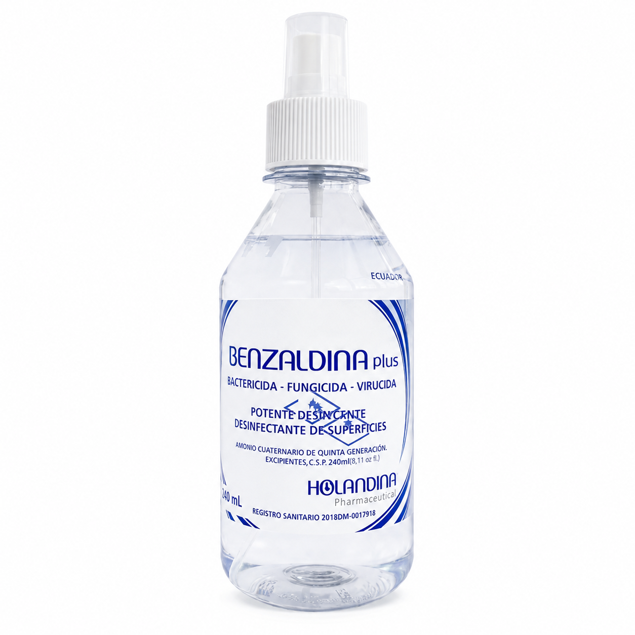Benzaldina Desinfectante Superficies 240ml - Holandina