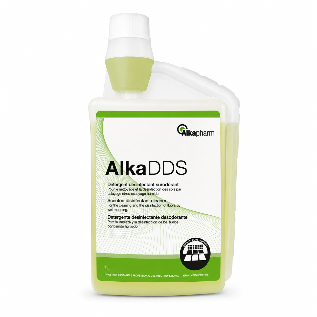 Alkamedica Ultra Concentrado Detergente 1L Amonio Cuaternario