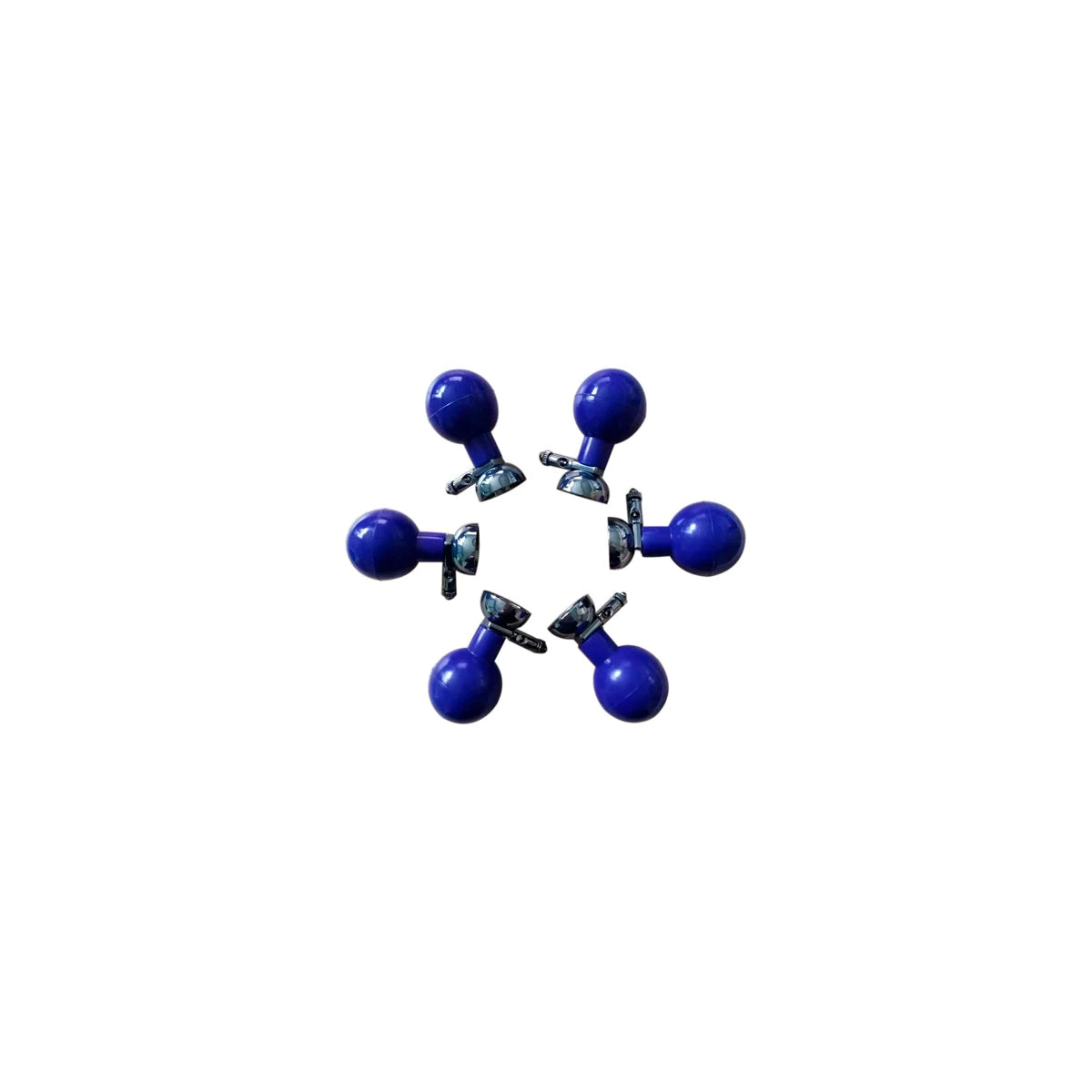 Electrodo de succión para electrocardiógrafo, marca no especificada, color blanco, diseño ergonómico y tamaño compacto.