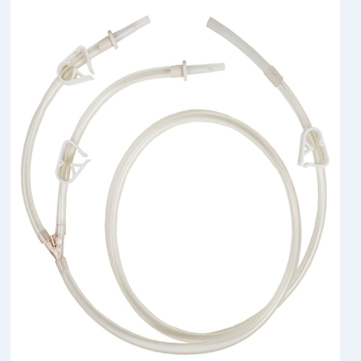 Equipo en "Y" Plus para irrigación de 2.1 metros, BIKAR S.A.S, modelo BK-IRR-002, con conectores biselados y reguladores de flujo.