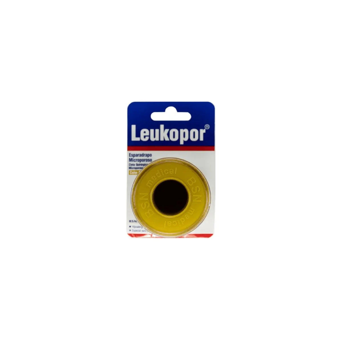 Cinta microporosa LEUKOPOR de Chensin Packing, color blanco, 5 yardas, con soporte adhesivo de rayón 100% y adhesivo acrílico.