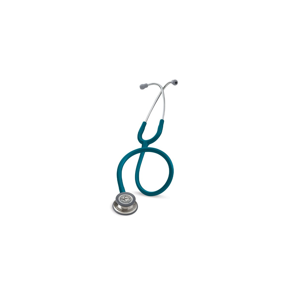Fonendo Littmann 5623 Classic III en color Caribe Blue, con diafragma de doble frecuencia y tubos de PVC, ideal para auscultación médica.