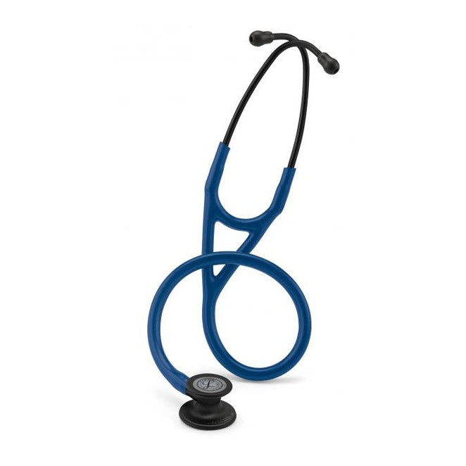 Estetoscopio 3M Littmann Cardiology IV™ en color negro, con diafragmas sintonizables para adultos y pediátricos, tubo de doble lumen.
