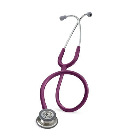 Fonendo Littmann Classic III 27" en color ciruela, modelo de edición especial, con diafragma de doble frecuencia y manguera flexible.