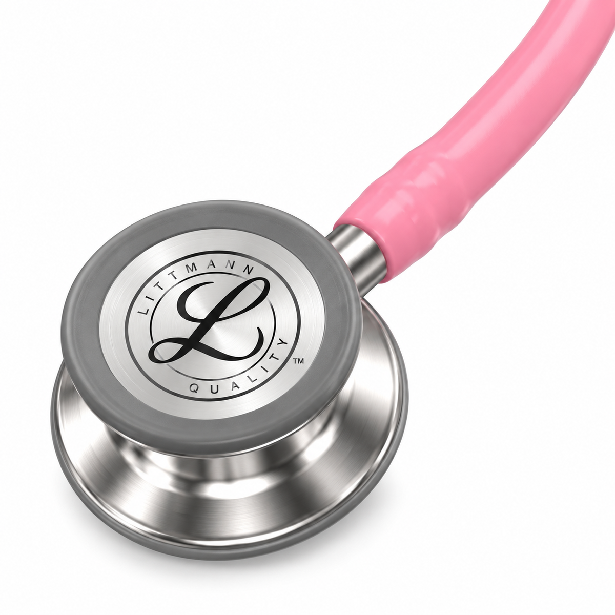 Estetoscopio Littmann Classic III color rosa perla, referencia 5633, diseñado para apoyar la auscultación en valoraciones clínicas.