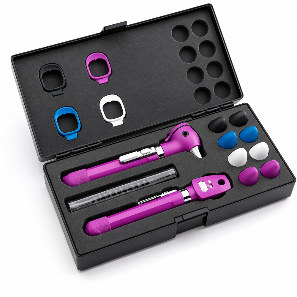 Pocket LED Plus 92880 - Estuche Rígido y 4 Bumpers Morado