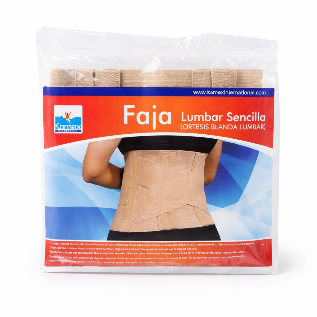 Faja Lumbar KM037 - Soporte Lumbosacro Ajustable