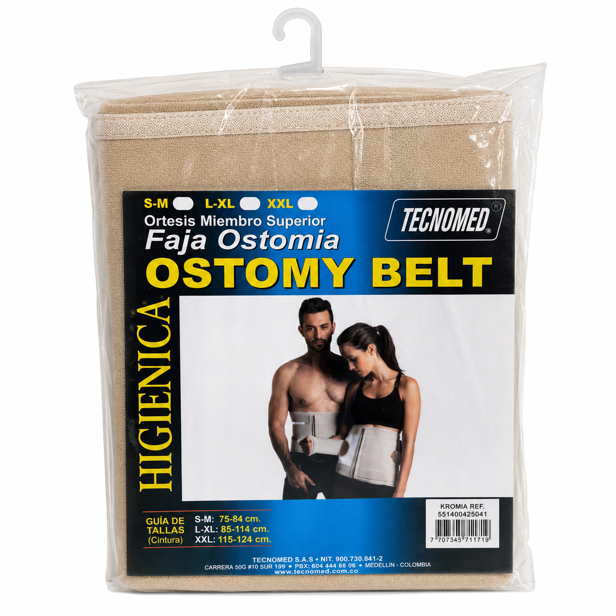 Faja Ostomía Color Habano Talla S-M Kromia Ref. 551400425041