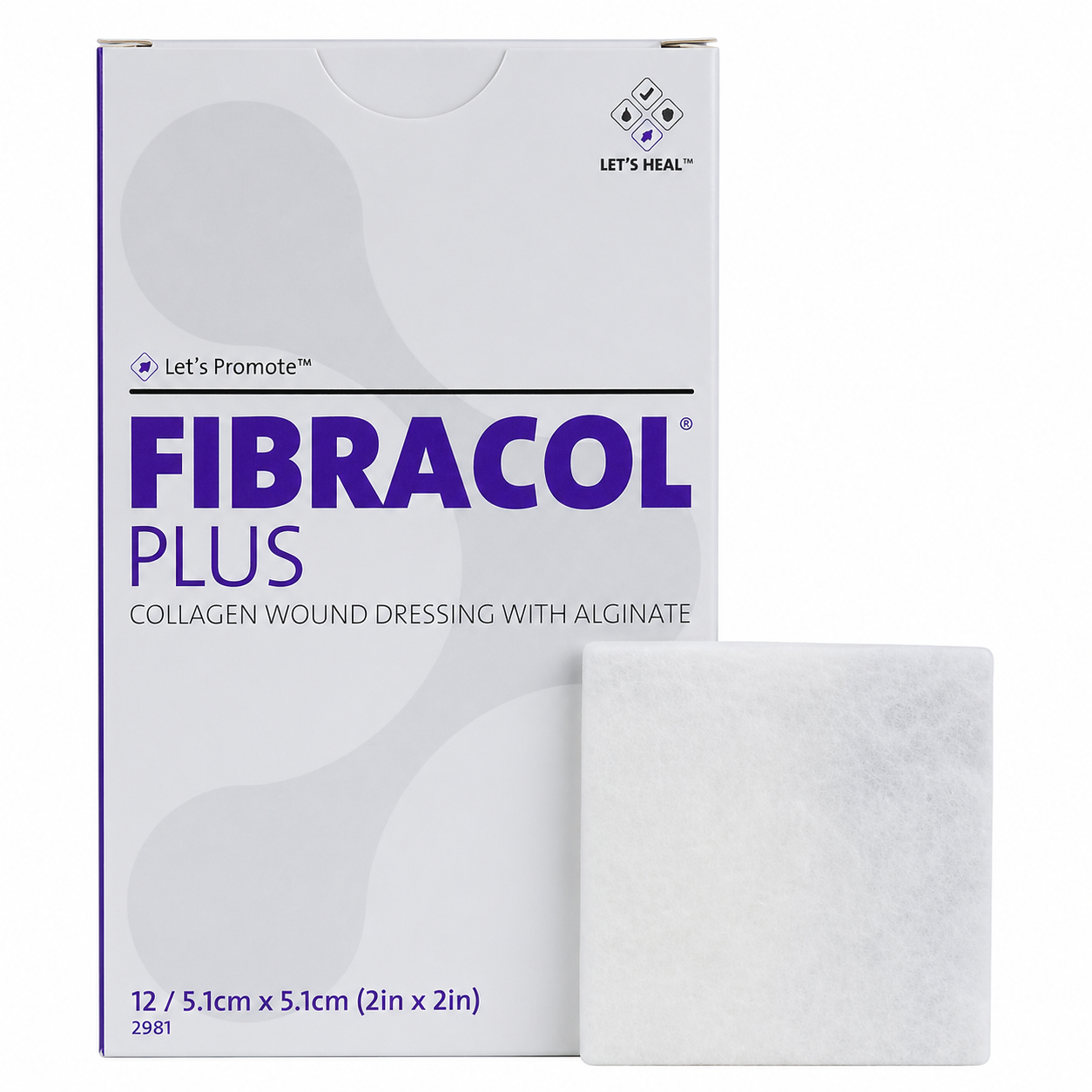 Fibracol Plus Grande 2983 Colágeno 10x22 cm apósito para heridas
