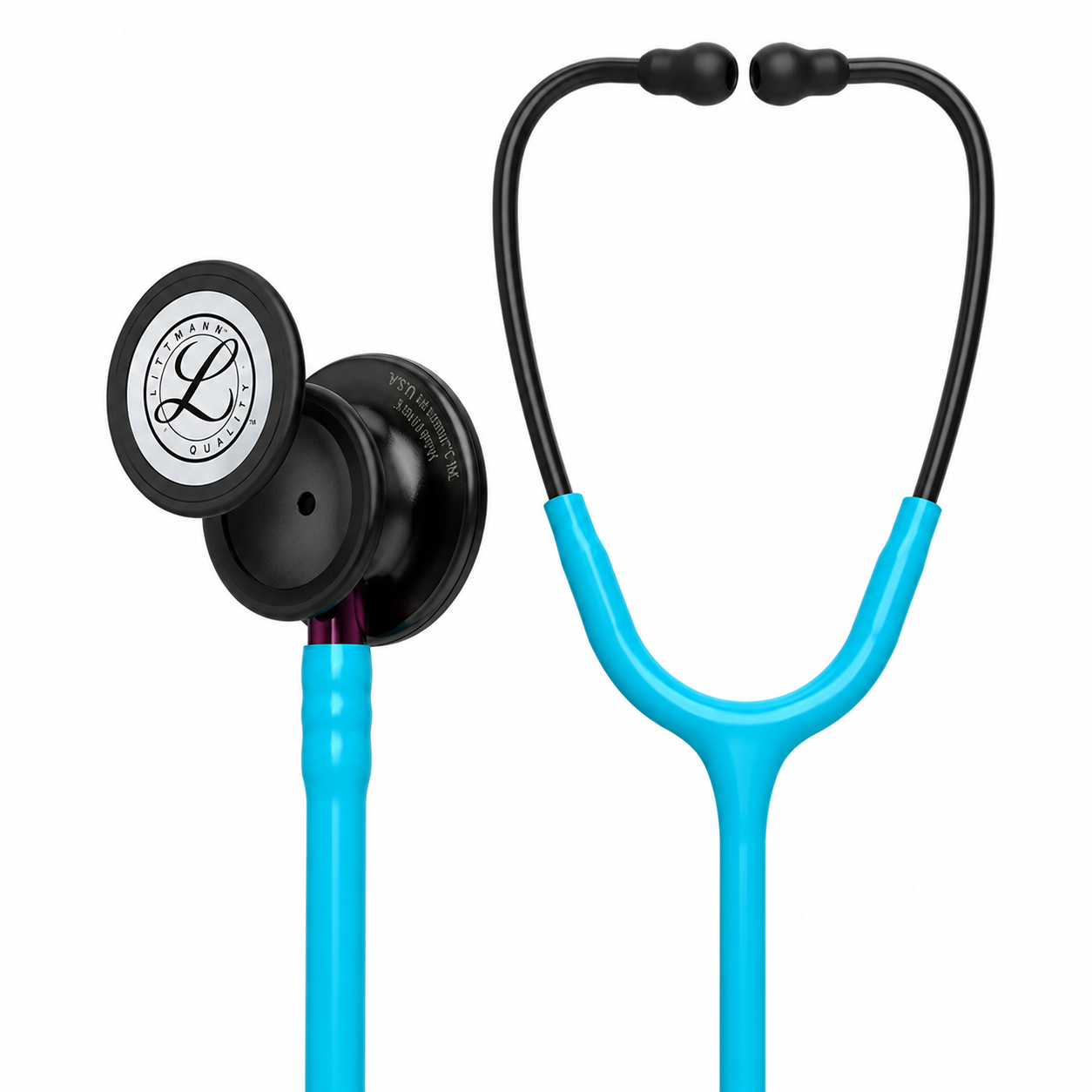 Fonendo 3M Littmann Classic III - Campana Humo, Tubo Turquesa