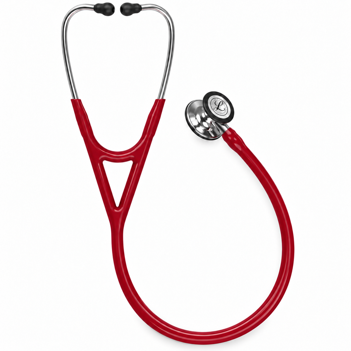 Fonendo 3M Littmann Cardiology IV color Burgundy, referencia 6170, edición especial para auscultación clínica profesional.