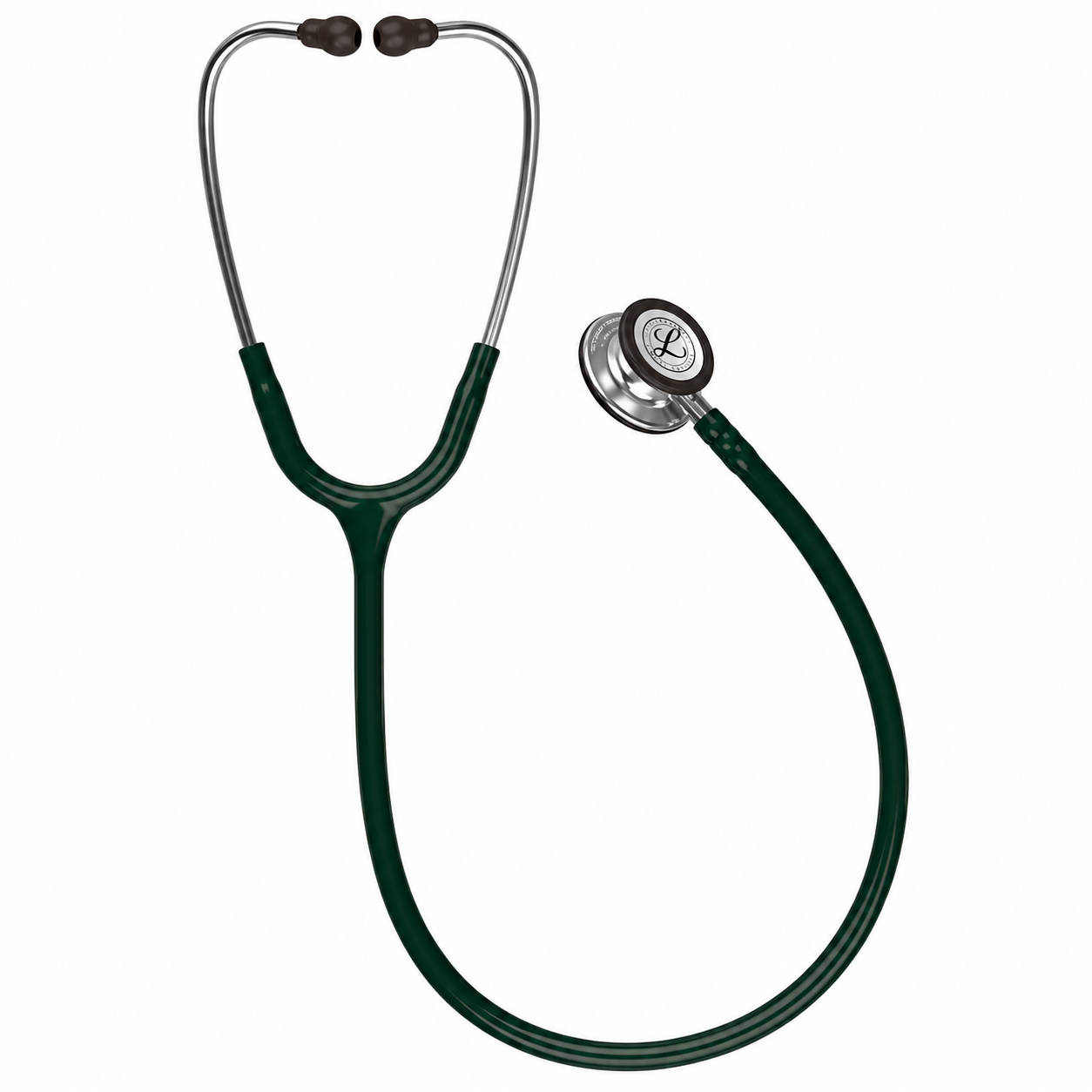 Fonendoscopio Littmann Classic III negro 5620 original 3M en vista completa, con tubo flexible y campana doble de acero inoxidable, equipo médico para diagnóstico profesional